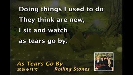 Rolling Stones - As Tears Go By (karaoke)
