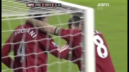 Liverpool 3 - 0 Portsmouth (aquilani gol)