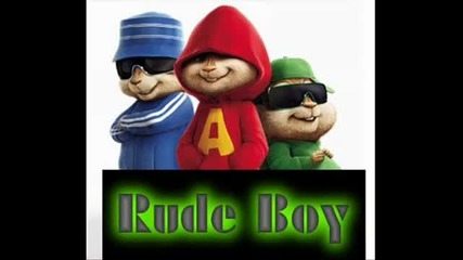 alvin and the chipmunks_ rihanna- rude boy (exellent quality)