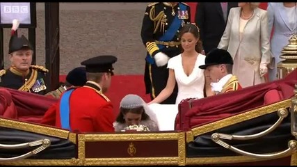 William and Kate on the Procession Route - The Royal Wedding - Bbc