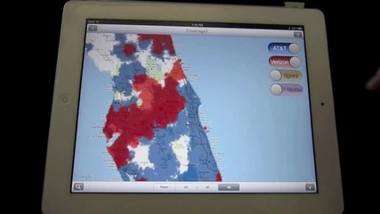 Coverage_ iphone_ipad App Demo - Compare Cellular Coverage Maps