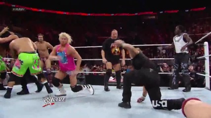 Wwe Raw 2013.09.16 Звездите на Първична сила най - после се опълчиха на Triple H и Защитиха Daniel B