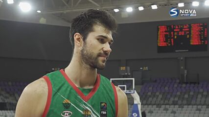 Симеон Лепичев след успешния му дебют с националната фланелка