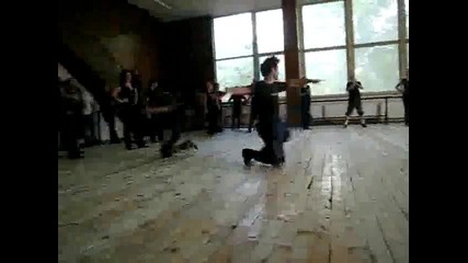 Репетиция на грузински балетисти