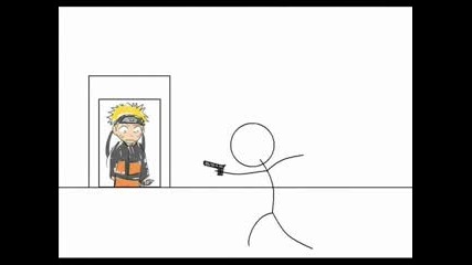 Stick-man vs Naruto