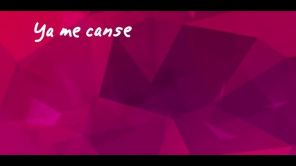 Estephy - Ya Me Canse De Ti ( Lyric Video)