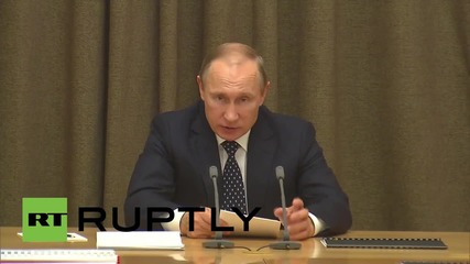 Russia: Putin discusses new defence plan with military officials in Sochi