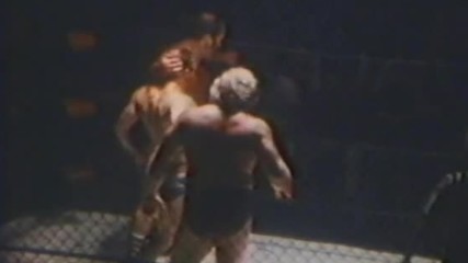 Ole Gene Anderson vs Nelson Royal Sandy Scott Cage Match 1974