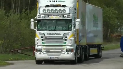 Scania V8 24 meter 60 ton Sthlm Truck Meet 2012