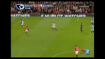 31.10.2009 Манчестър Юнайтед 1:0 Блякбърн - гол на Димитър Бербатов 