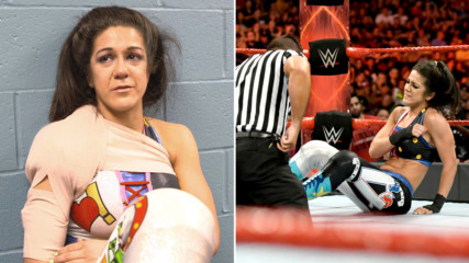 WWE Superstars react to Bayley's shoulder injury