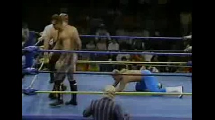 WCW Sting & Ron Simmons vs. Rick Rude & Big Van Vader - Saturday Night 12.05.92