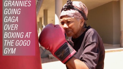 60+ only at South Africa’s Gogo boxing gym