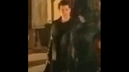 Çağatay Ulusoy On the set of Medcezir (episode69)