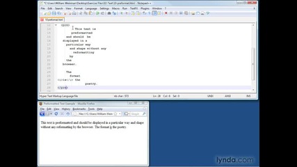 Научи XHTML и HTML с Lynda.com (Текст 10част)
