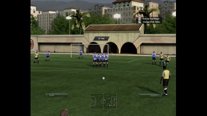 Fifa 2012 - My Gameplay (free kick) #3