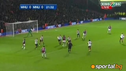 Уест Хем - Манчестър Юнайтед 4 - 0