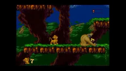 The Lion King 6 level Sega Genesis