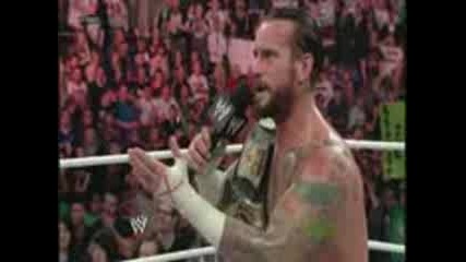 Cm Punk vs Mark Henry - No Dq match for the Wwe Championship - Raw Supershow