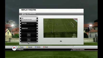 Fifa 12 - красив гол на Демба Ба