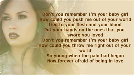 Demi Lovato- For The Love Of A Daughter ({ Unbroken )}