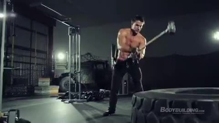 Фитнес тренировка с Greg Plitt, гръб