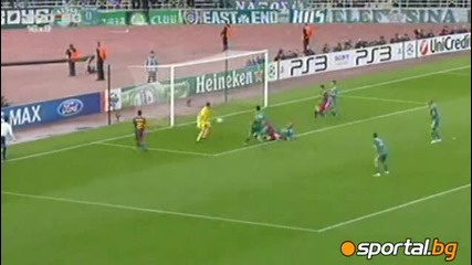 24.11.2010 Панатинайкос - Барселона 0 : 3 Мач от Групите на Шампионската Лига 