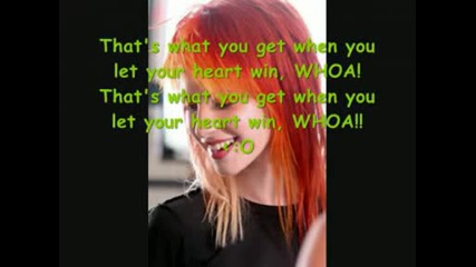 Paramore Thats What You Get Lyrics