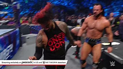 Roman Reigns smashes Drew McIntyre through the announce table: WrestleMania Backlash (WWE Network Exclusive)