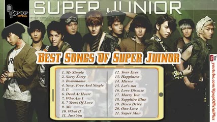 Super Junior - Най-добрите песни на Super Junior