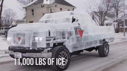 Леден автомобил с метално шаси в Онтарио - Канада