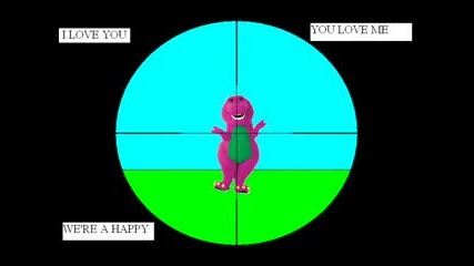 Elmo kills barney !!!
