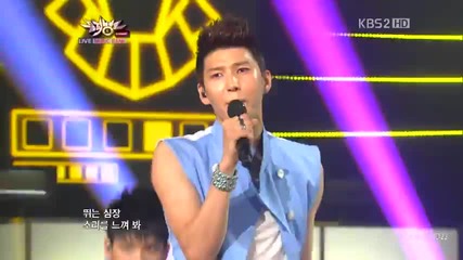 Vixx - Super hero @ Music Bank (01.06.2012)
