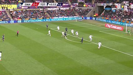 Суонси - Тотнъм 0:2 /първо полувреме/