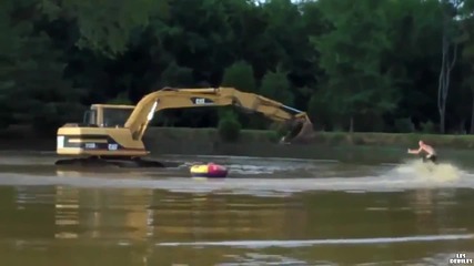 водни ски с багер