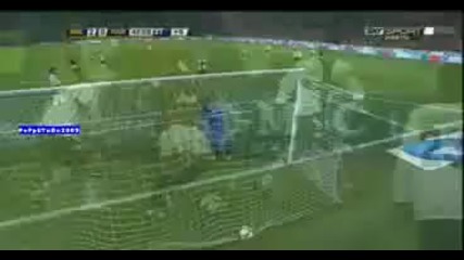 гол на Бориело Милан - Парма 2 - 0 
