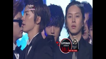 Super Junior - Superman ~ Music Bank (05.08.11)