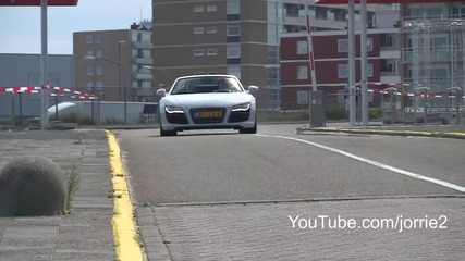 Audi R8 V10 Spyder Sound + Downshift 