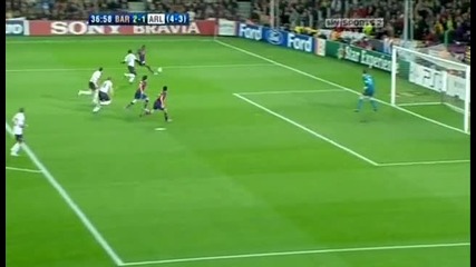 06.04.10 Барселона - Арсенал 2:1 Лионел Меси гол 