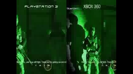 Call Of Duty 4 Plastation3 Vs Xbox 360