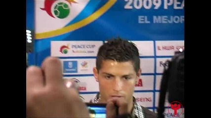 Exclusive! Cristiano Ronaldo с интервю след мача с Ал Итхад 