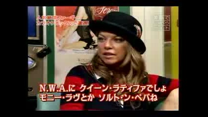 Fergie Interviewed At Karaoke Bar In Tokyo