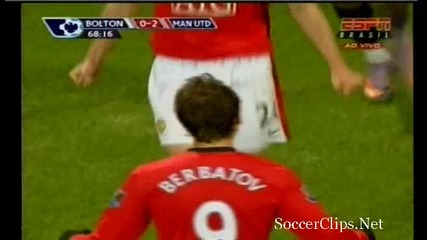 Bolton 0 - 2 Man Utd (berbatov)