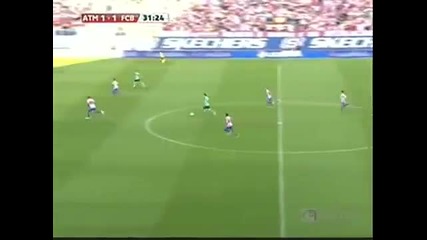 Atletico Madrid vs Barcelona 1 - 2 All Goals & Highlights 19.09.2010 