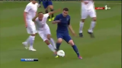 Florent Malouda Amazing Goal ~ France - Serbia !