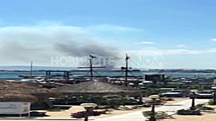 Пожар избухна в "Слънчев бряг"