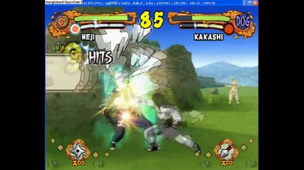 Naruto Ultimate Ninja 4 : Neji vs Kakashi
