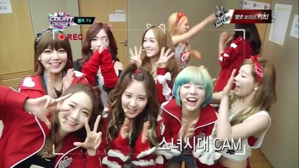 (hd) Snsd - Back Stage ~ M Countdown (24.01.2013)