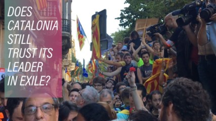 Why is the Catalan president hiding in Brussels?