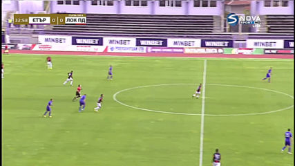 Етър - Локомотив Пд 0:0 /първо полувреме/